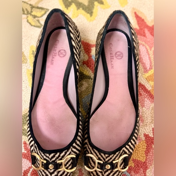 COLE HAAN X NIKE Limited Edition Calf Hair Pointed Toe Ballet Flats - Size 6 1/2 - Picture 8 of 16